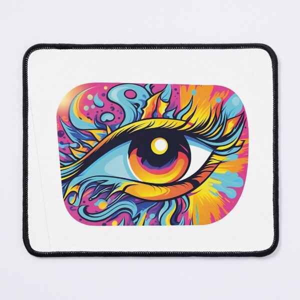 Item preview, Dreamlike eye surrounded by color magic designed and sold by Ink-Kreativ.