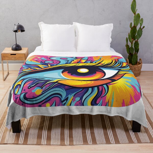 Item preview, Dreamlike eye surrounded by color magic designed and sold by Ink-Kreativ.