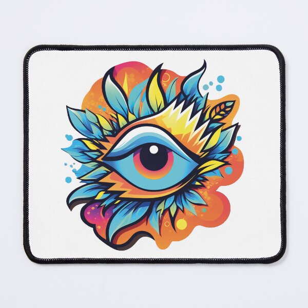 Item preview, A mystical look into colorful depths designed and sold by Ink-Kreativ.