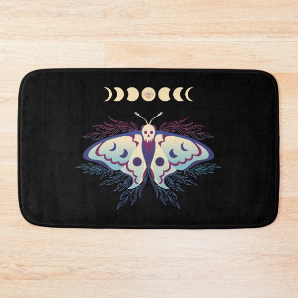 Item preview, Mystical Skull Moon Moth Art designed and sold by RuyaFab.
