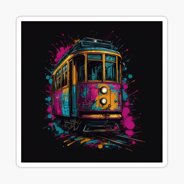 Aperçu de l'œuvre Tramway rétro créée et vendue par JY-Wonderland.