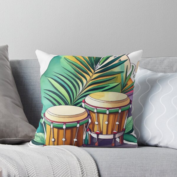 Item preview, Tropical Bongos Watercolor designed and sold by NiftyWrx.