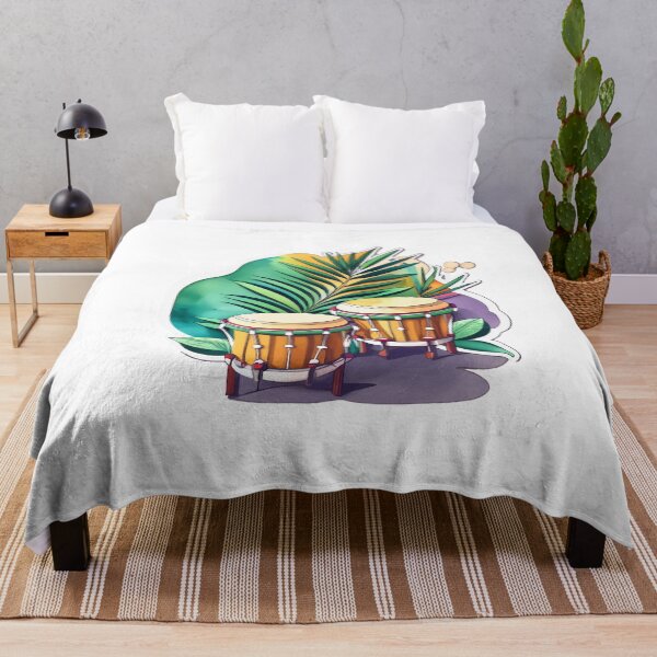 Item preview, Tropical Bongos Watercolor designed and sold by NiftyWrx.