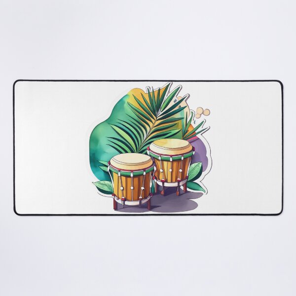 Item preview, Tropical Bongos Watercolor designed and sold by NiftyWrx.
