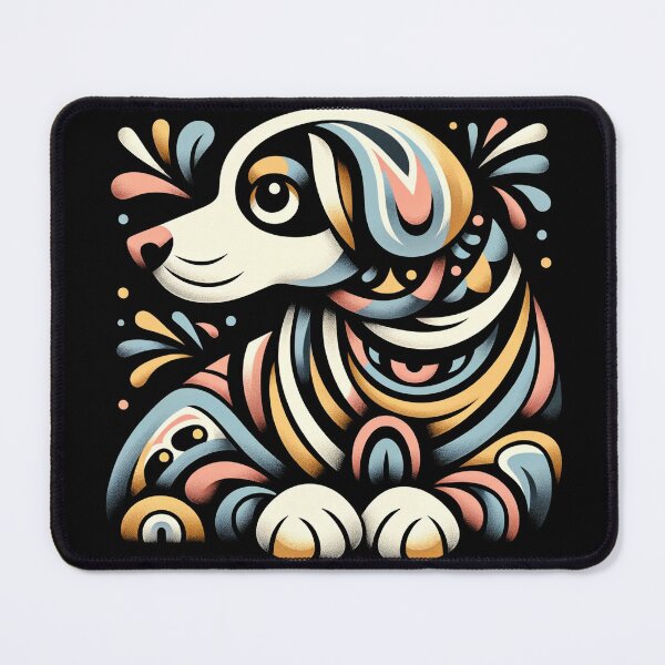 Item preview, folk art dog. designed and sold by panshop20.