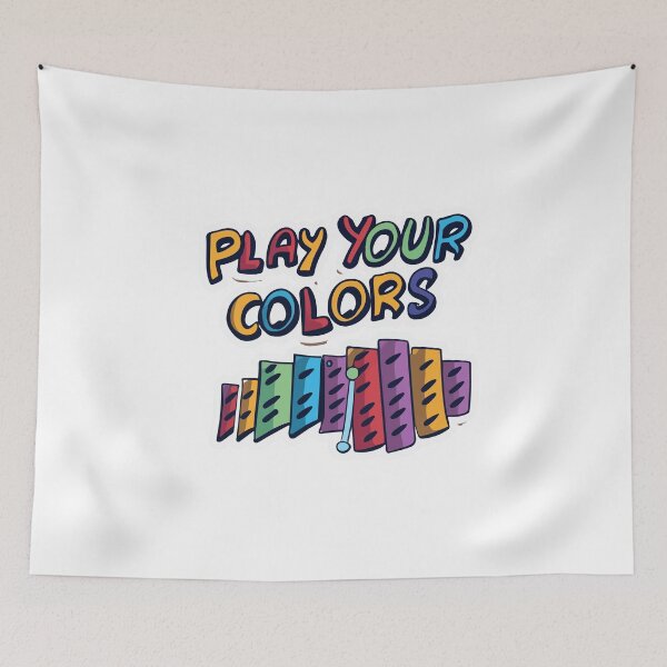 Item preview, Play Your Colors - Vibrant Xylophone Comic Design designed and sold by NiftyWrx.