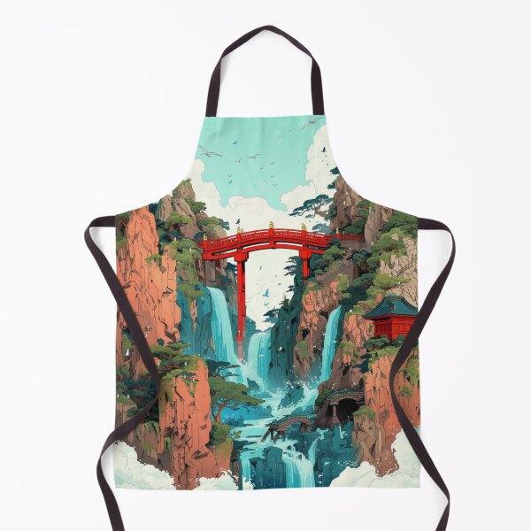 Item preview, In the RiverIn the River, Nature Illustration, Watercolor Landscape Image designed and sold by IdeaSmith.