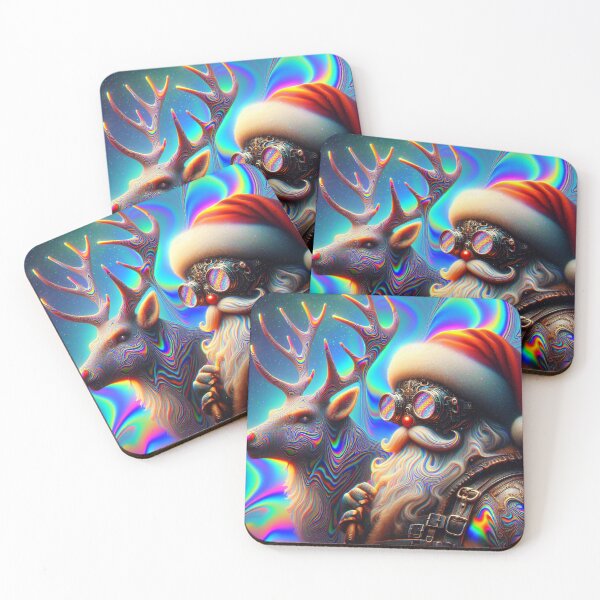 Item preview, Steampunk Santa Claus and Reindeer designed and sold by zzz888.