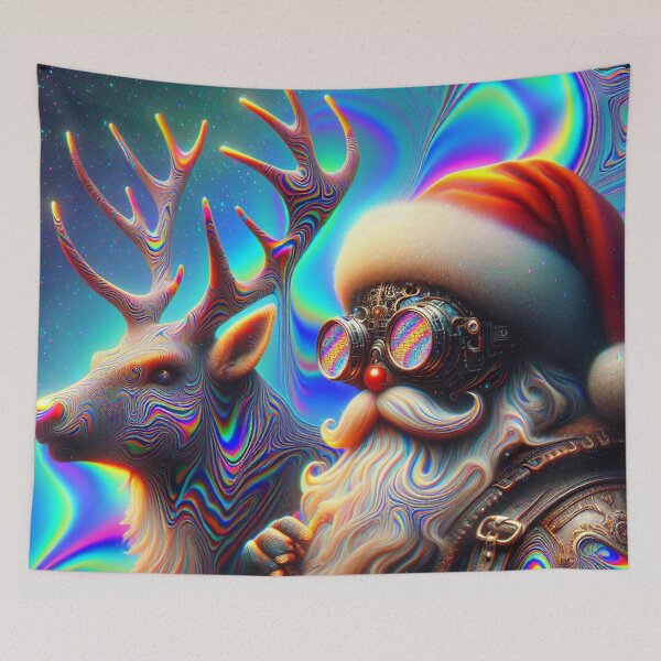 Item preview, Steampunk Santa Claus and Reindeer designed and sold by zzz888.