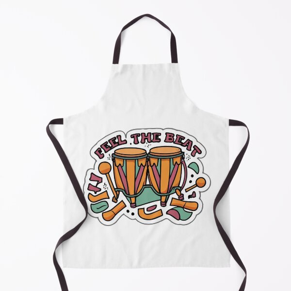 Item preview, Feel the Beat - Hand-Drawn Conga Drums Silhouette designed and sold by NiftyWrx.