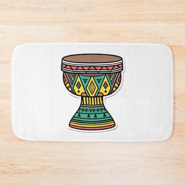 Item preview, Intricate African Djembe Drum Illustration designed and sold by NiftyWrx.