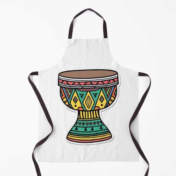 Item preview, Intricate African Djembe Drum Illustration designed and sold by NiftyWrx.