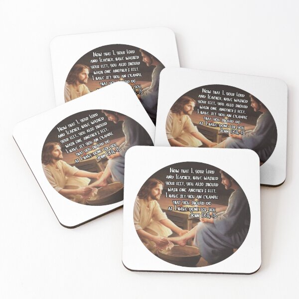Item preview, Washing Of The Feet 13:11 Sticker / T Shirt designed and sold by Designsleashed.