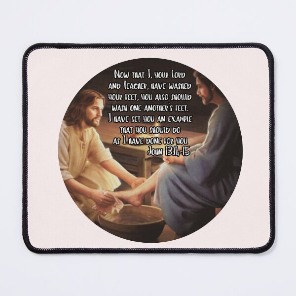 Item preview, Washing Of The Feet 13:11 Sticker / T Shirt designed and sold by Designsleashed.