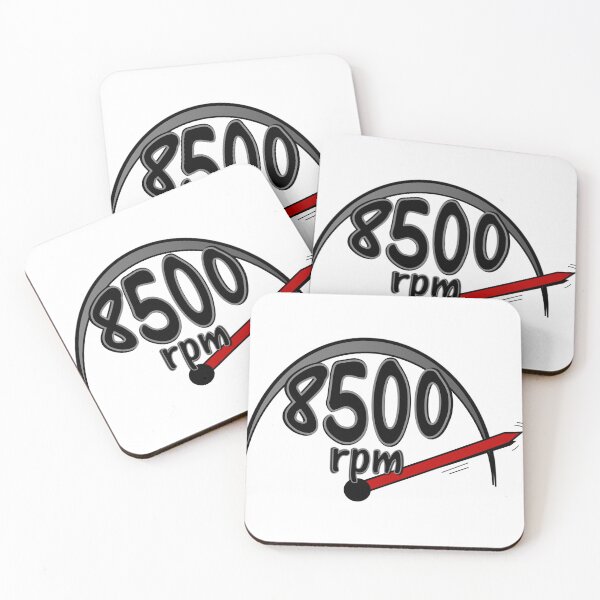 Item preview, 8500 rpm Racing car rev counter designed and sold by Frizzanteworld.
