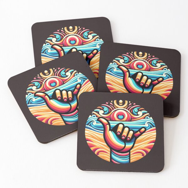 Item preview, Sunset Waves Shaka Harmony designed and sold by Kiwiaroha.