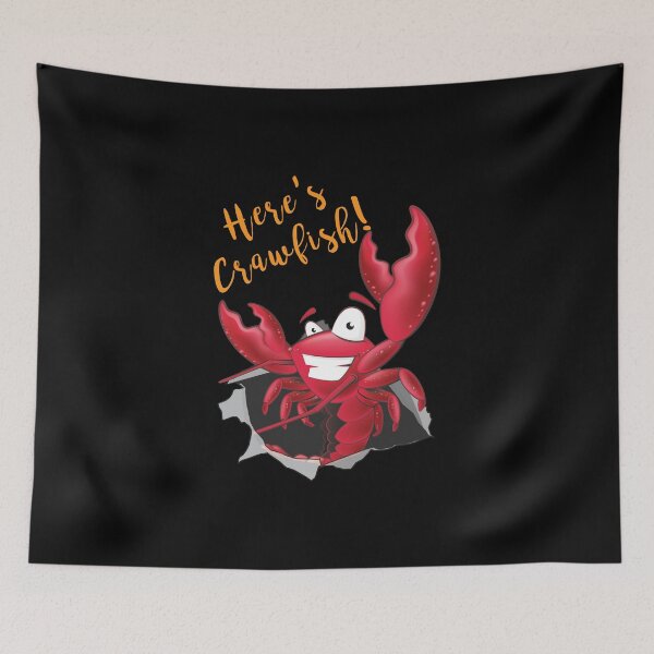 Item preview, Here's Crawfish. Cute Escaping Craw Daddy designed and sold by Bronby.