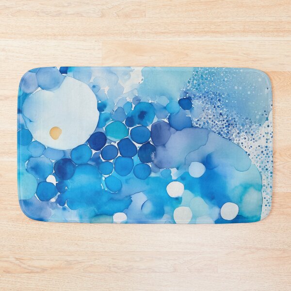 Artikelvorschau, Aquarellblaue Tupfen entworfen und verkauft von Tamas Das.