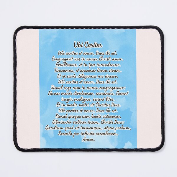 Item preview, Ubi Caritas Prayer artwork / Sticker designed and sold by Designsleashed.