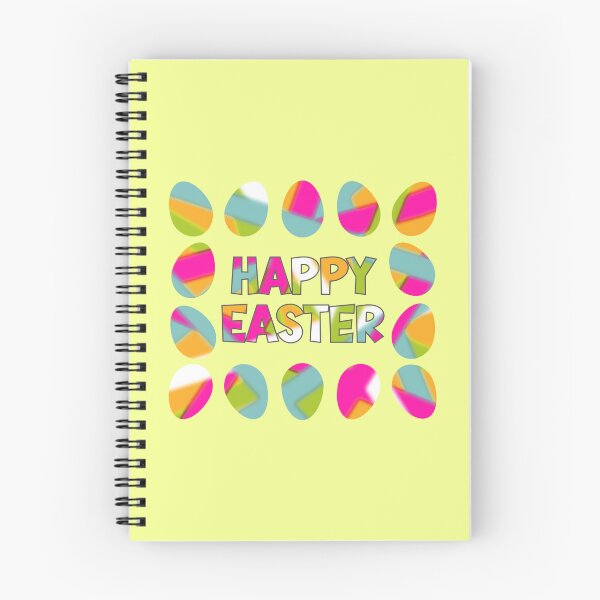 Item preview, Happy Easter cute greetings and colored eggs designed and sold by mariya-ivanova.