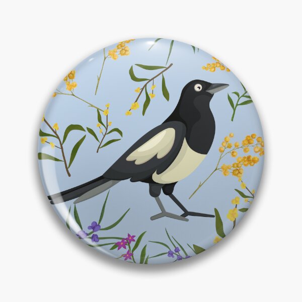 Item preview, Australian Magpie Bird designed and sold by AnulaArt.