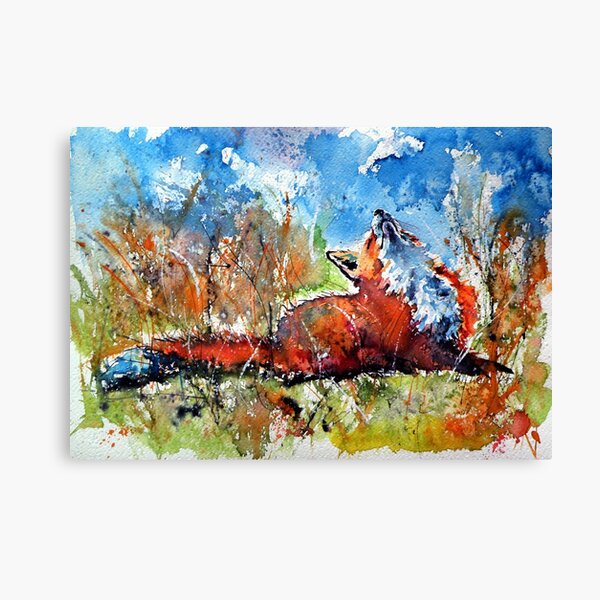 Item preview, Red fox resting designed and sold by kovacsannabrigi.