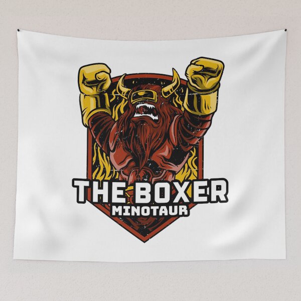Item preview, The Boxer Minotaur designed and sold by FredrickAskins.