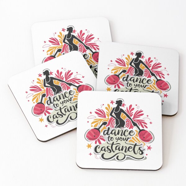 Item preview, Flamenco Rhythm - Dance to Your Castanets Sticker Design designed and sold by NiftyWrx.