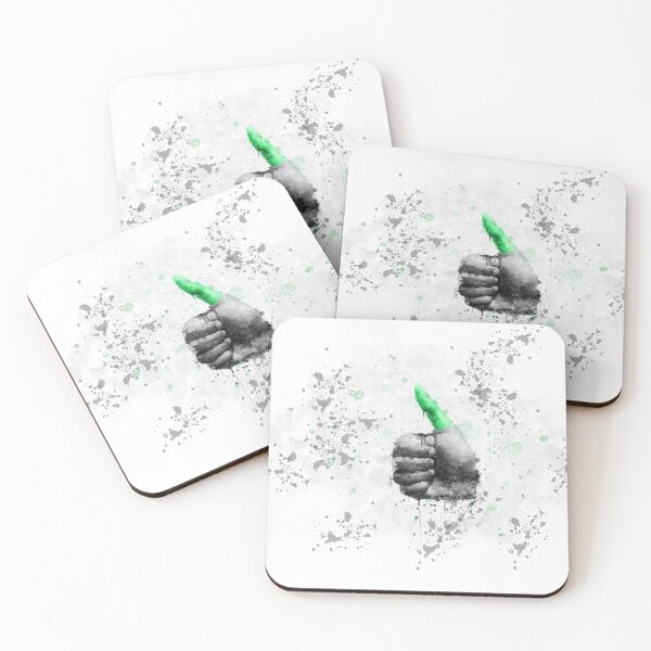 Item preview, green thumb designed and sold by Taya Johnston.