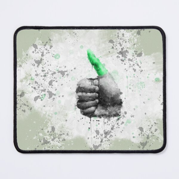 Item preview, green thumb designed and sold by Taya Johnston.