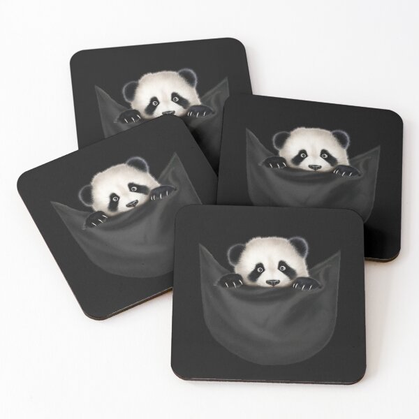 Item preview, Panda in a Pocket Cute Design designed and sold by LovelyHappyGift.
