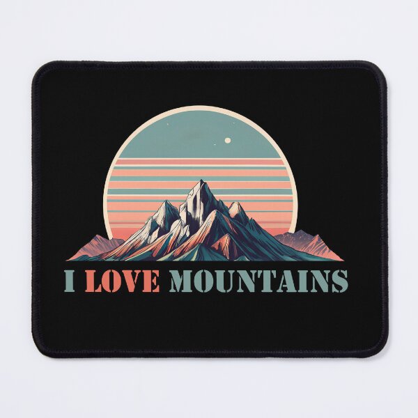 Item preview, I love mountains designed and sold by moderncolor.
