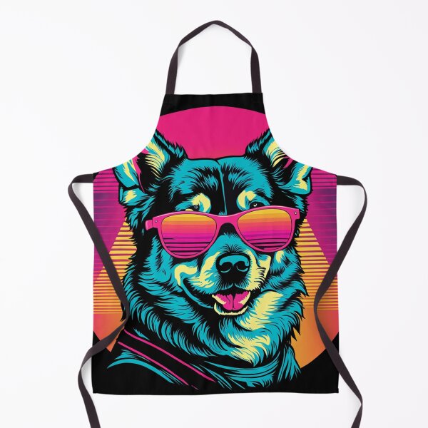 Item preview, When your little dog wears glasses, each play session turns into a showcase of stylish skills, with jumps, runs, and lenses capturing the contagious energy designed and sold by Pulsant Paintings.