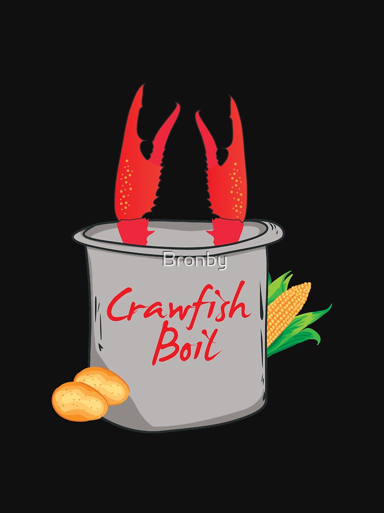 Crawfish Boil Pot Corn Potatoes Cajun Festival Essential T-Shirt for Sale  by Bronby