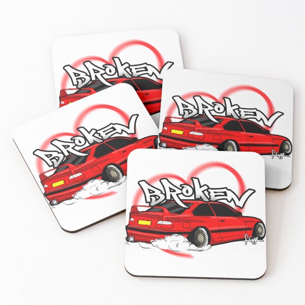 Item preview, Broken Red Street Car designed and sold by MonkiFlipp.
