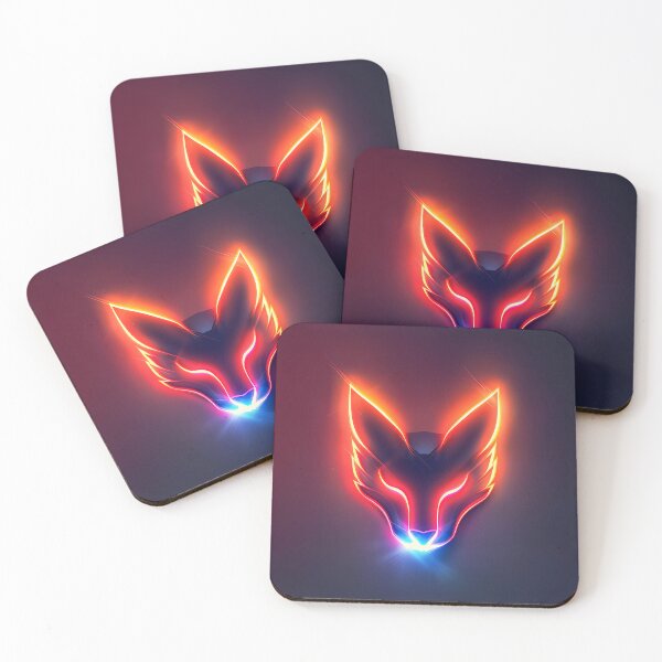 Item preview, “Elegant modern logo: Lynx glow vampire cat” designed and sold by Art-Vortex-fr.