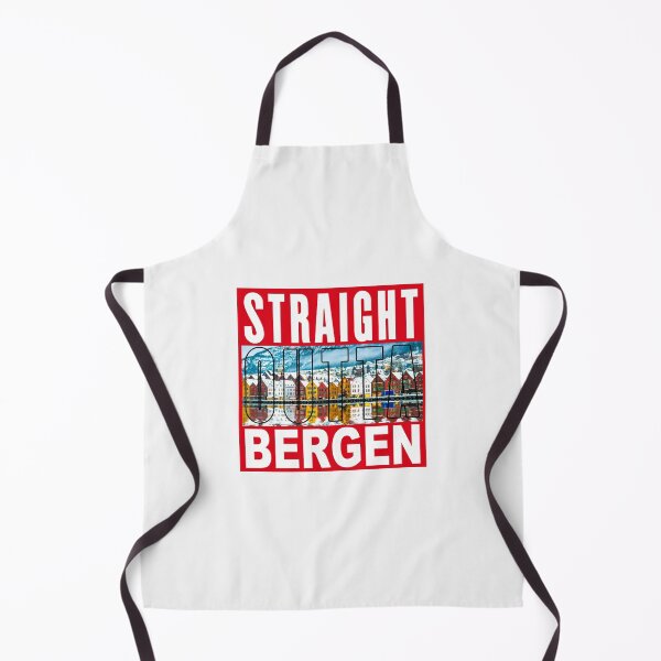 Item preview, Straight Outta Bergen; Norway; designed and sold by StickerApe.