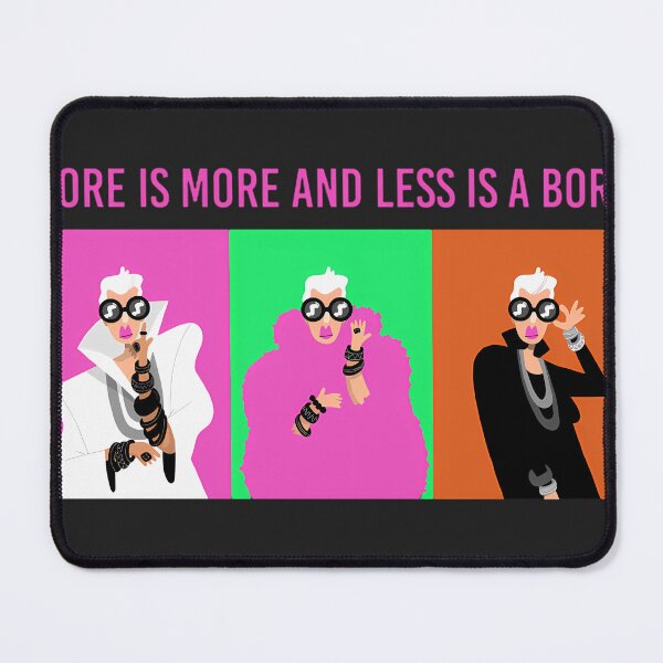 Item preview,  Iris Apfel More Is More And Less Is A Bore designed and sold by AndrewSelander.