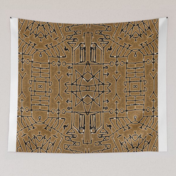 Item preview, Tribal Geometric Symbols Seamless Pattern designed and sold by Funwaytrend.