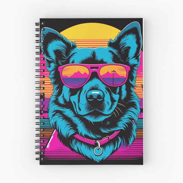 Item preview, When your little dog wears glasses, each encounter with other animals becomes an exchange of elegance, with canine charm transcending species barriers designed and sold by Pulsant  Paintings.