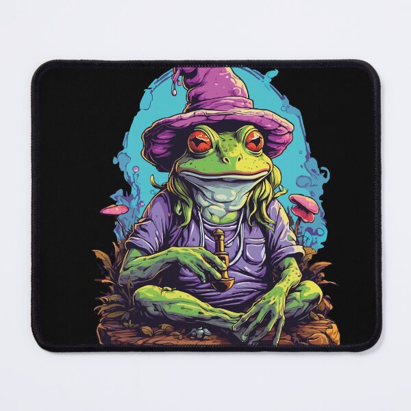 Item preview, Frog Psychedelic Art Forest Mushrooms Music Festival designed and sold by LuminOrb.