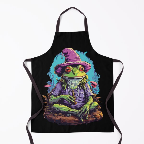 Item preview, Frog Psychedelic Art Forest Mushrooms Music Festival designed and sold by LuminOrb.