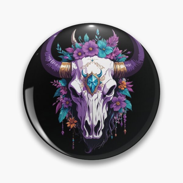 Item preview, Spiritual Mandala Totem Animal Skull Design designed and sold by LuminOrb.