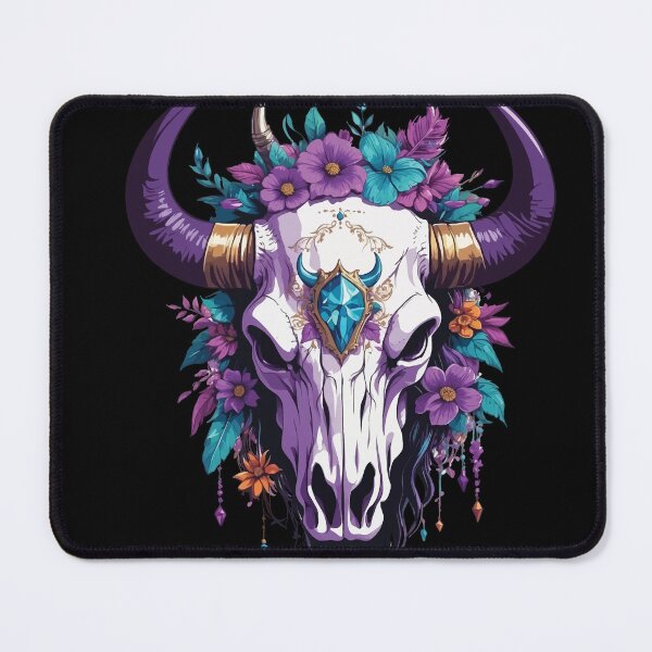 Item preview, Spiritual Mandala Totem Animal Skull Design designed and sold by LuminOrb.