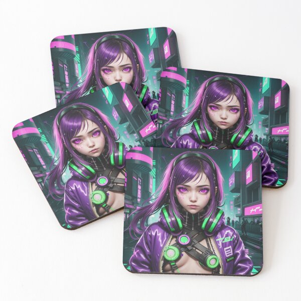 Item preview, Cyberpunk Anime Girl 3 designed and sold by Cyberpunk Neo.