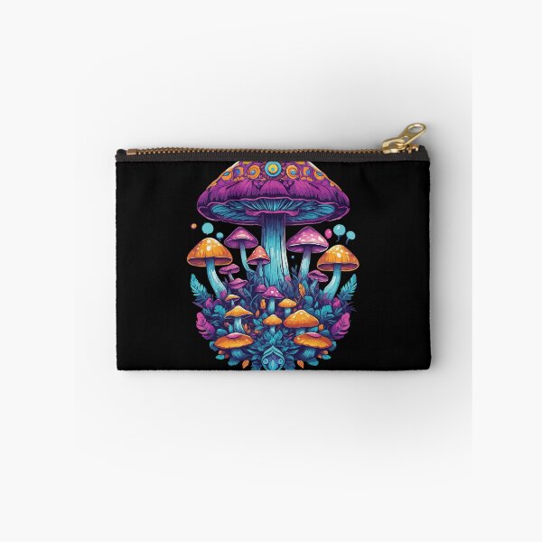 Item preview, Vibrant colors music festival forest mushrooms designed and sold by LuminOrb.