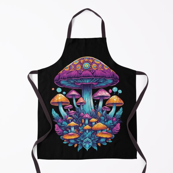 Item preview, Vibrant colors music festival forest mushrooms designed and sold by LuminOrb.