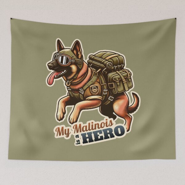 Item preview, Belgian Malinois Soldier designed and sold by ThisDress.