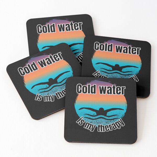 Item preview, Cold Water Is My Therapy Funny Gifts for Pepole Who Like Ice Bathing designed and sold by byMartha.