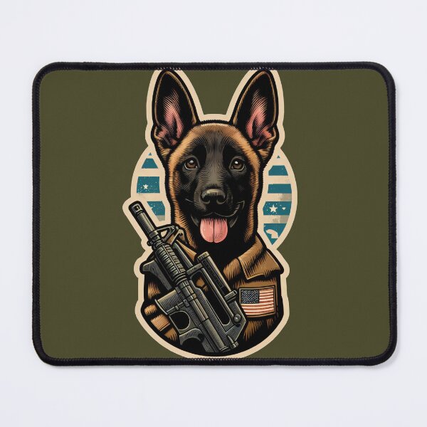 Item preview, Belgian Malinois Soldier puppy designed and sold by ThisDress.